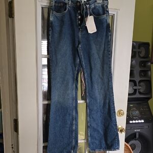 COS Men's Dark Blue Straight-Leg Jeans